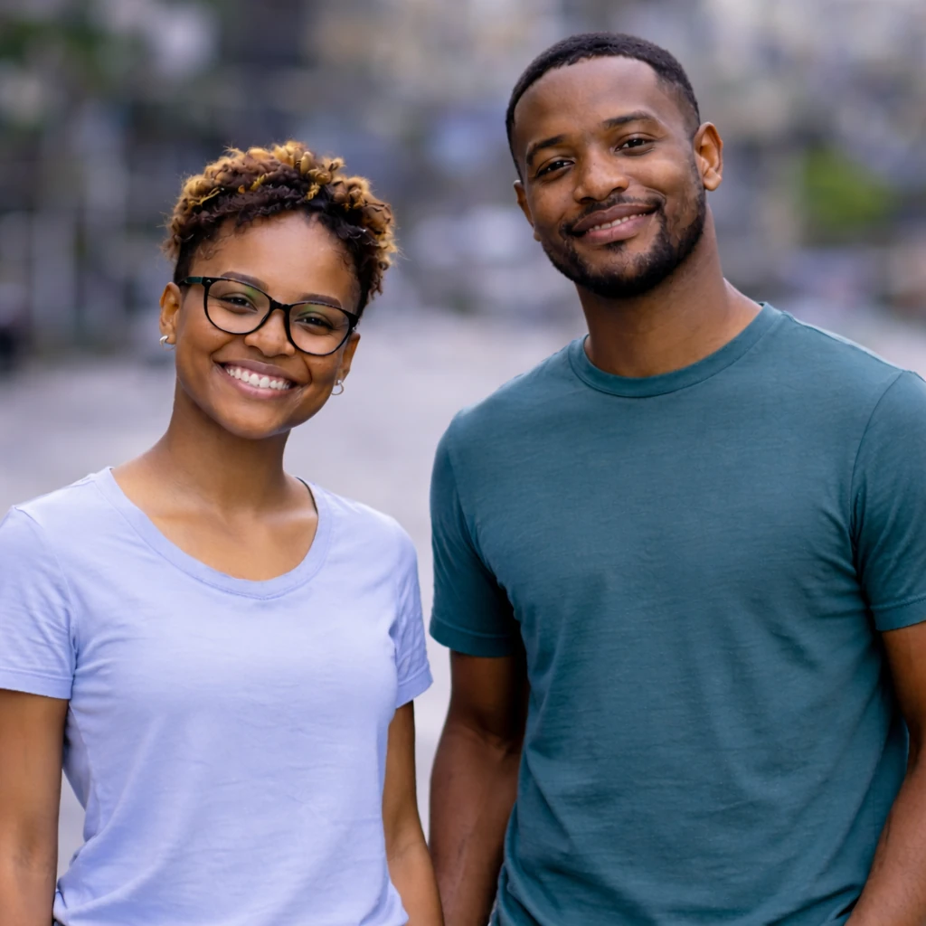 Volunteers working together